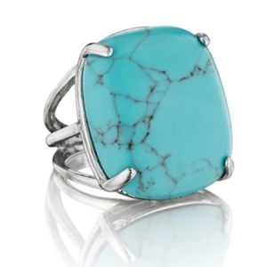 Chloe + Isabel turquoise statement ring